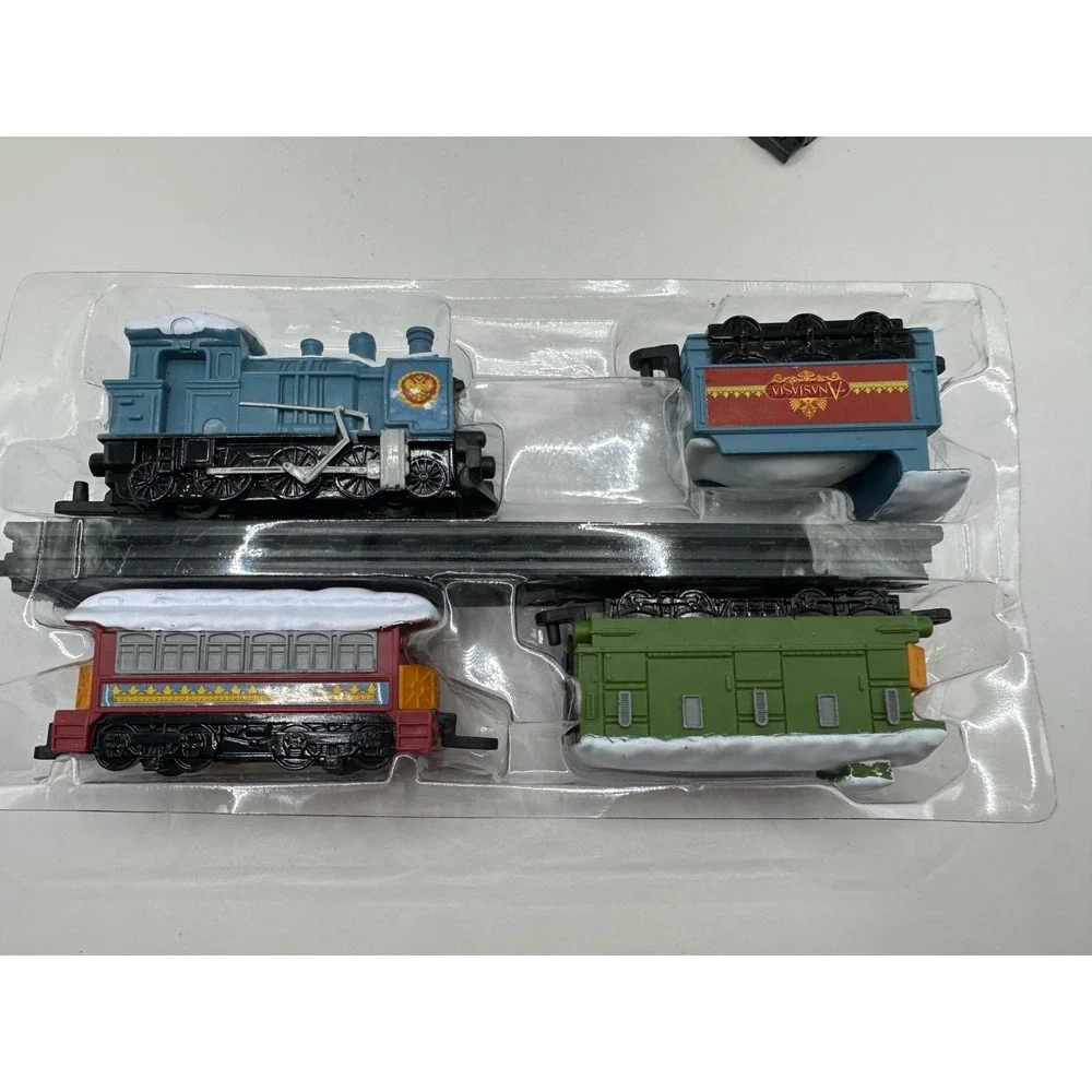 Vintage 20th Century Fox Anastasia 4 Car Train Burger King Promo New Open Box